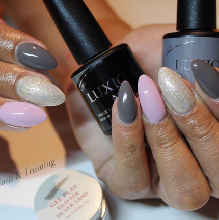 Gel Play Glitter - Silver Sand
